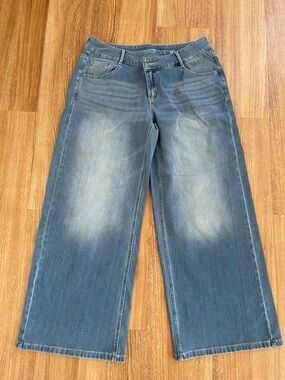 HALARA Women's Boyfriend Jeans Blue Wash